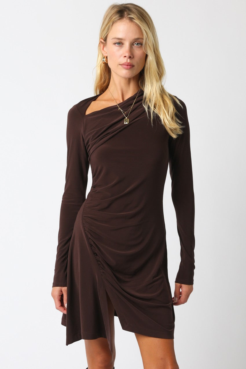 Black Drape Dress