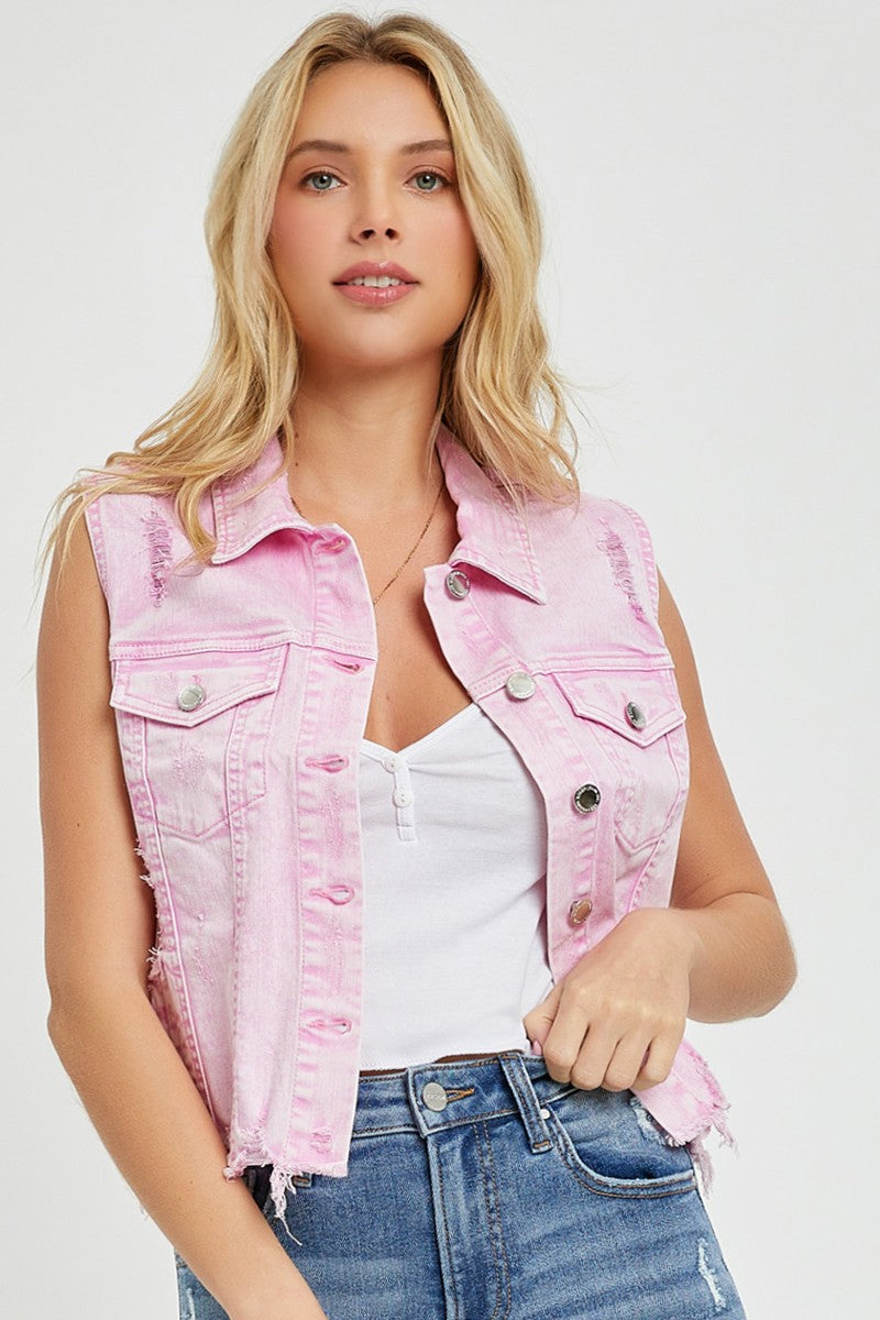 Acid Pink Vest-RDJ9108