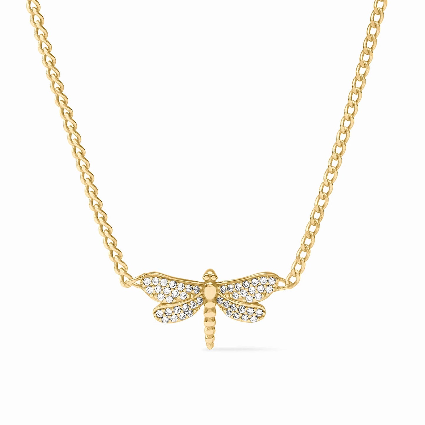 Dragonfly Pave Necklace