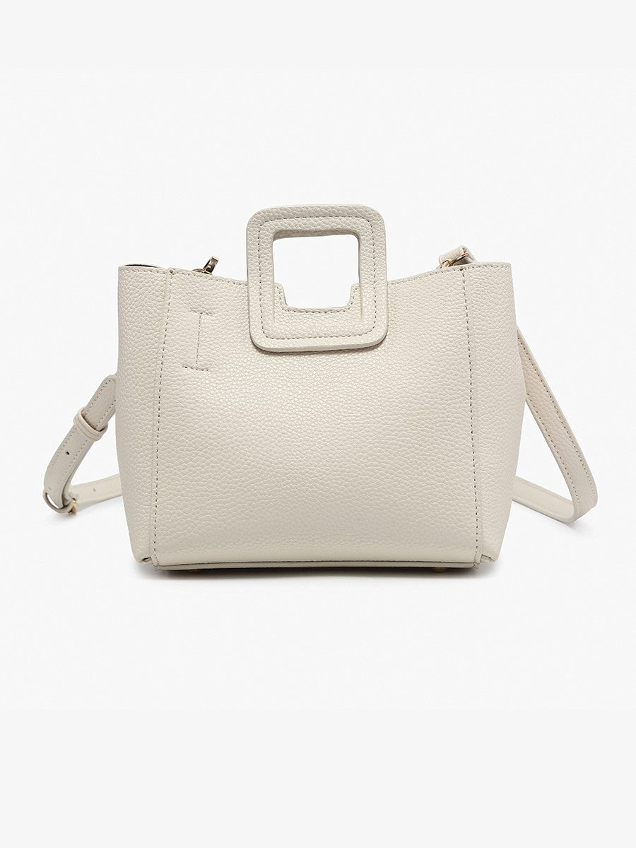 Jani Mini Satchel Square Handle-Off White