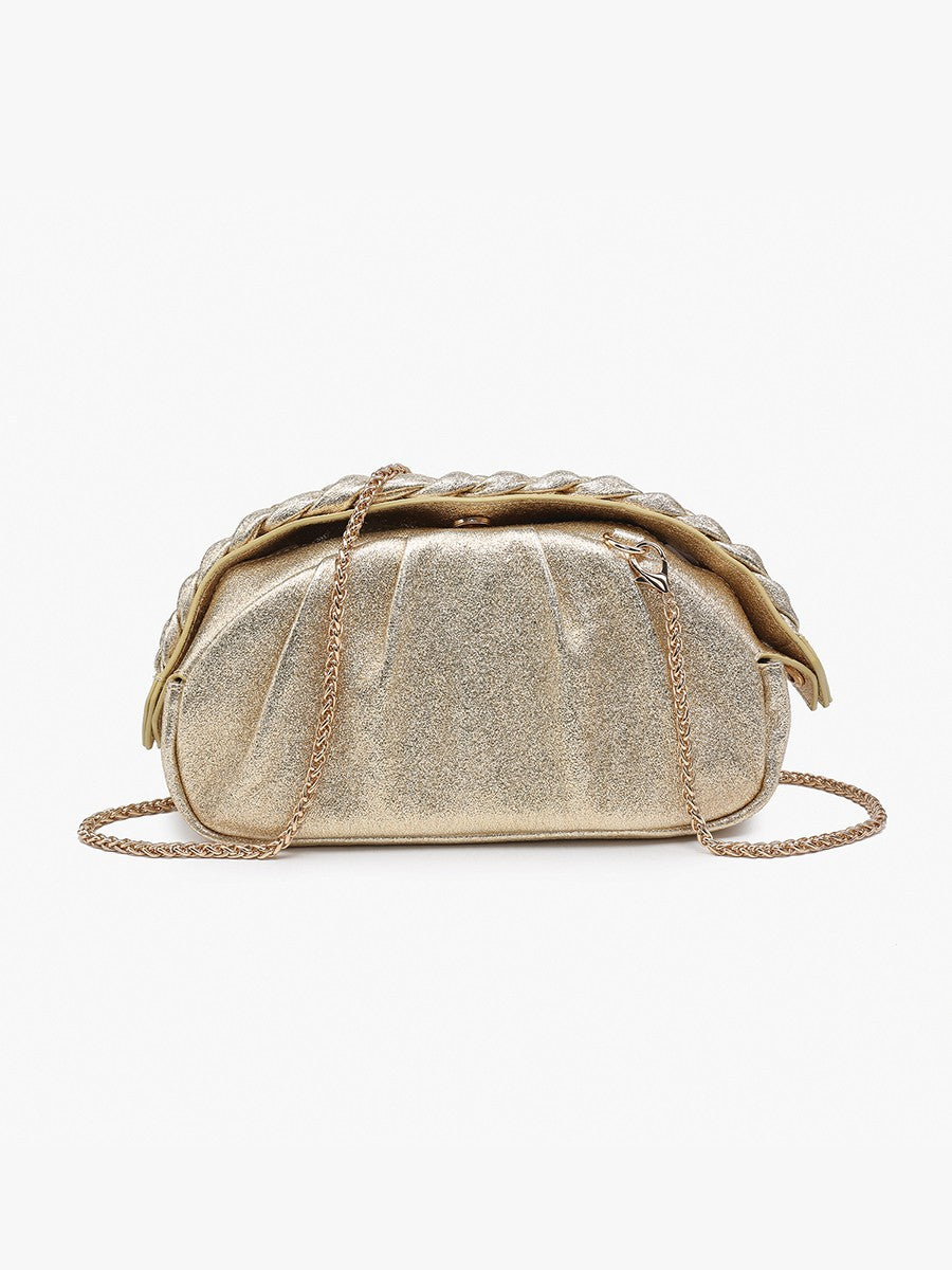 Madrigal Metallic Clutch-Gold