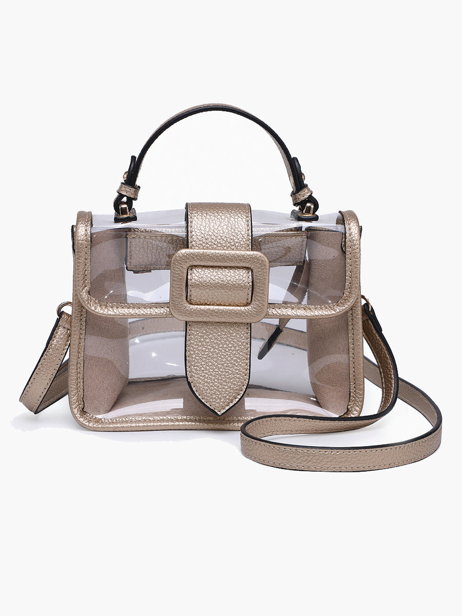 TONI-Gold Clear Crossbody