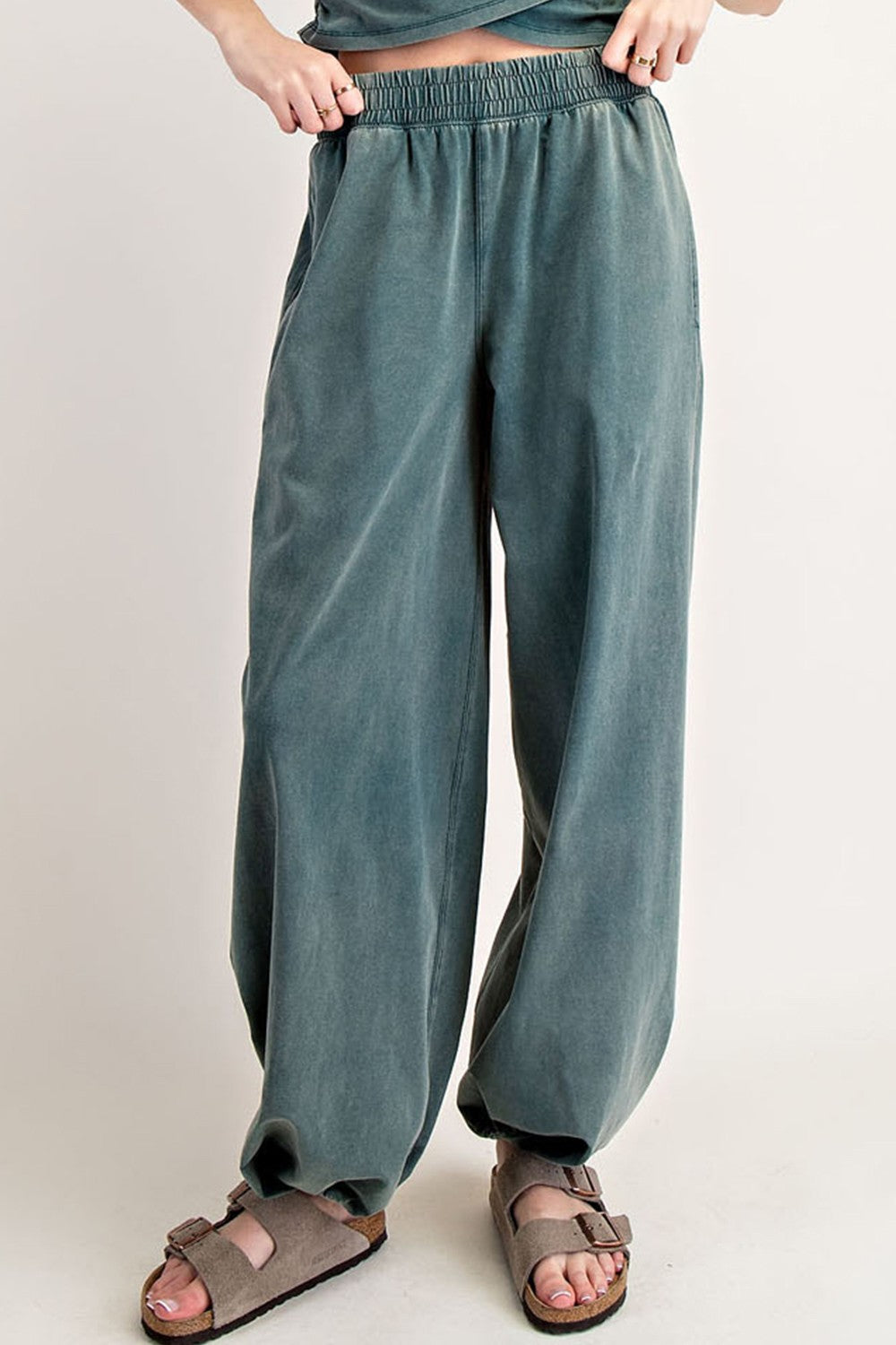 Teal Jogger Sweat Pants