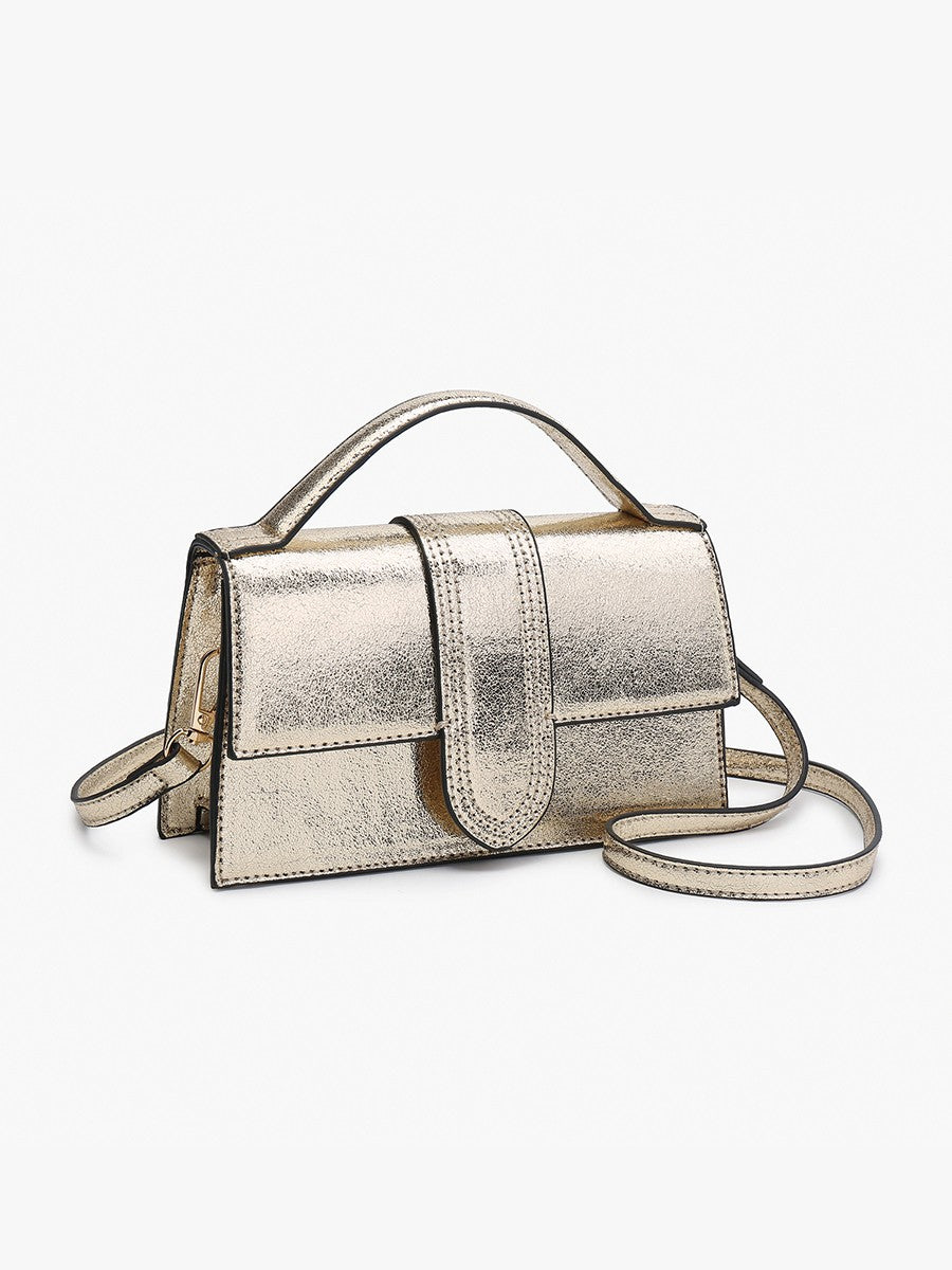 Capri Metallic Satchel