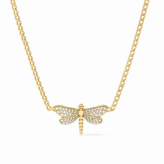 Dragonfly Pave Necklace