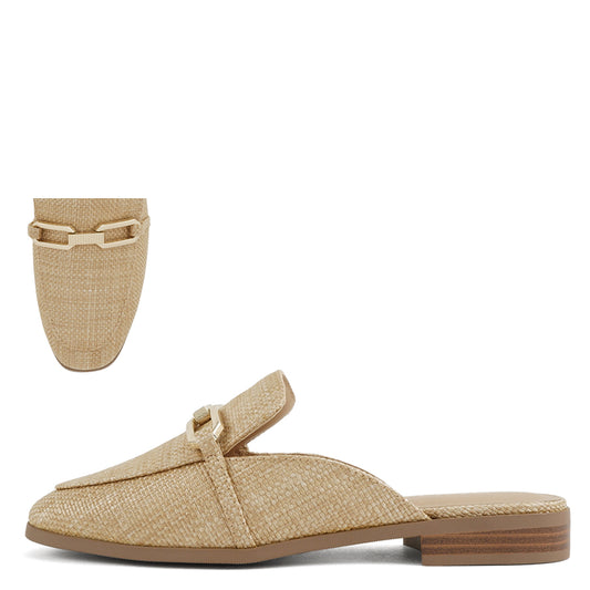 ELEANOR Raffia Mule