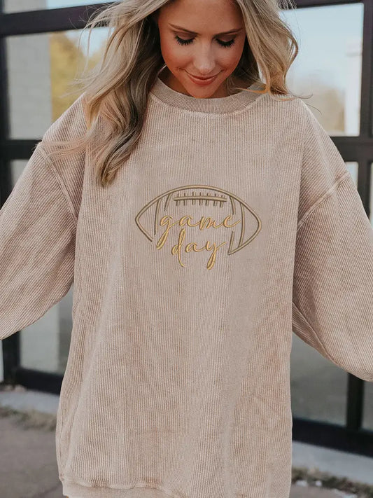 Game Day Corduroy Sweatshirt
