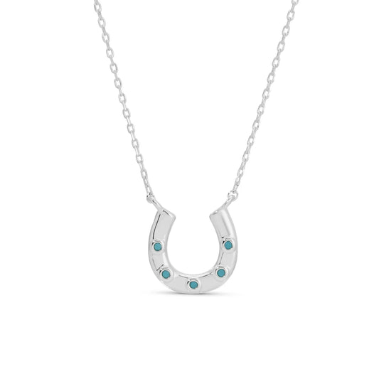 HORSESHOE PENDANT NECKLACE