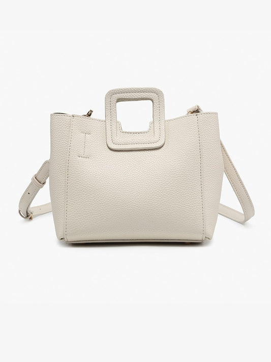 Jani Mini Satchel Square Handle-Off White