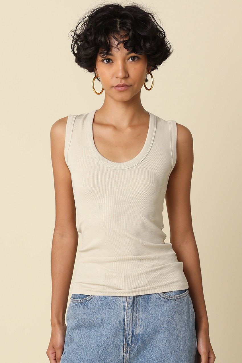 Kelsey Tank - Beige