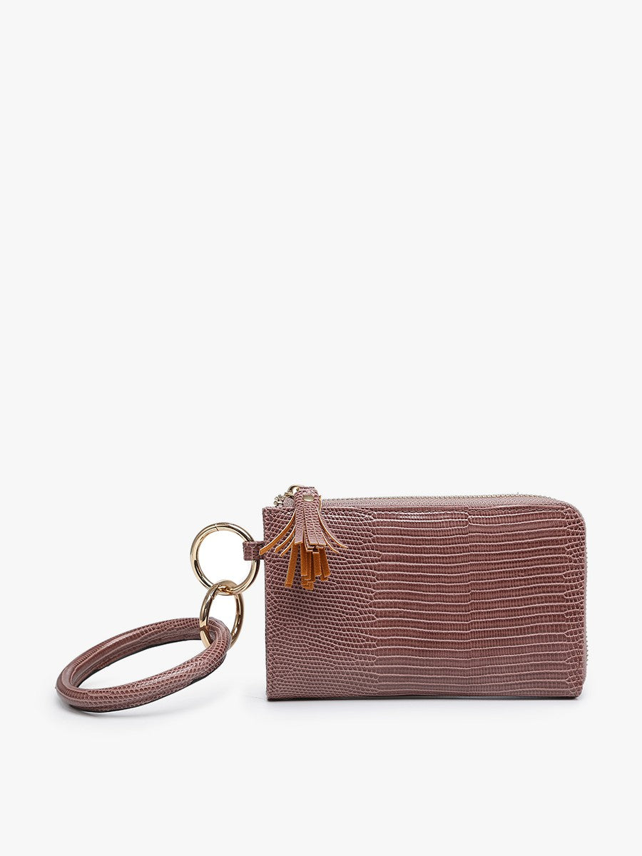 Liv Lizard Bangle Wallet-Mauve