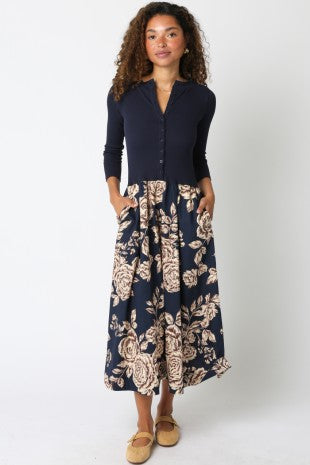 Midnight Blue Maxi Dress