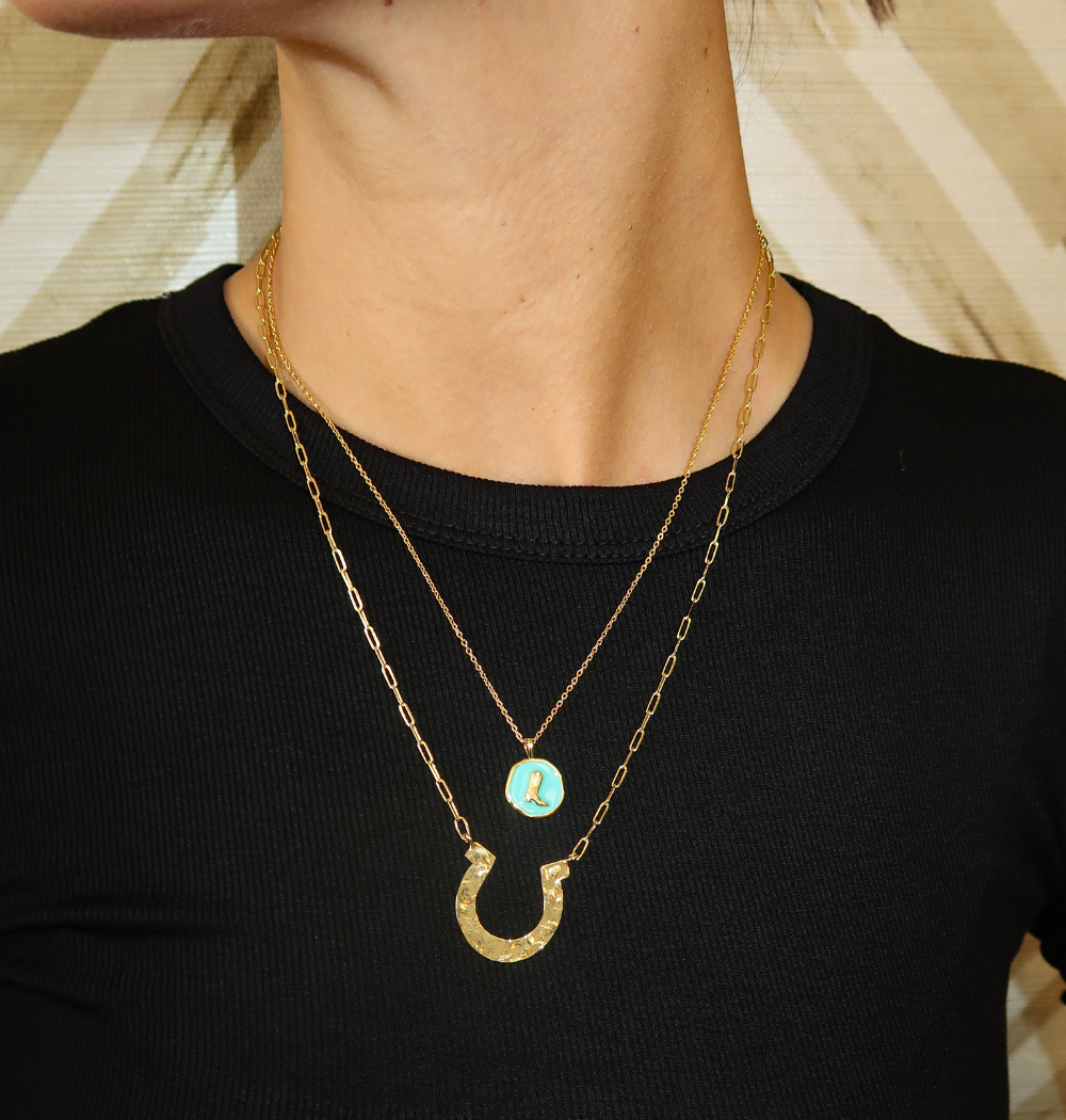 TINY COWGIRL BOOT PENDANT NECKLACE