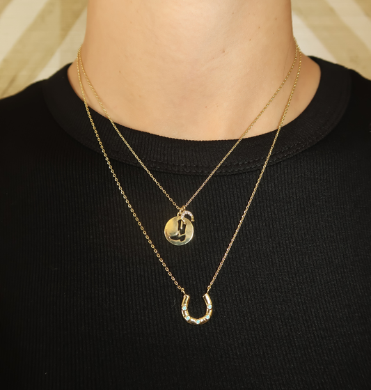 BOOT & HORSESHOE NECKLACE