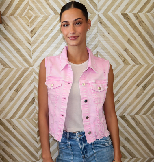 Acid Pink Vest-RDJ9108