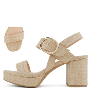 TIVOLA-Raffia sandal