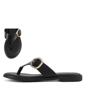 TUBA Black Sandal