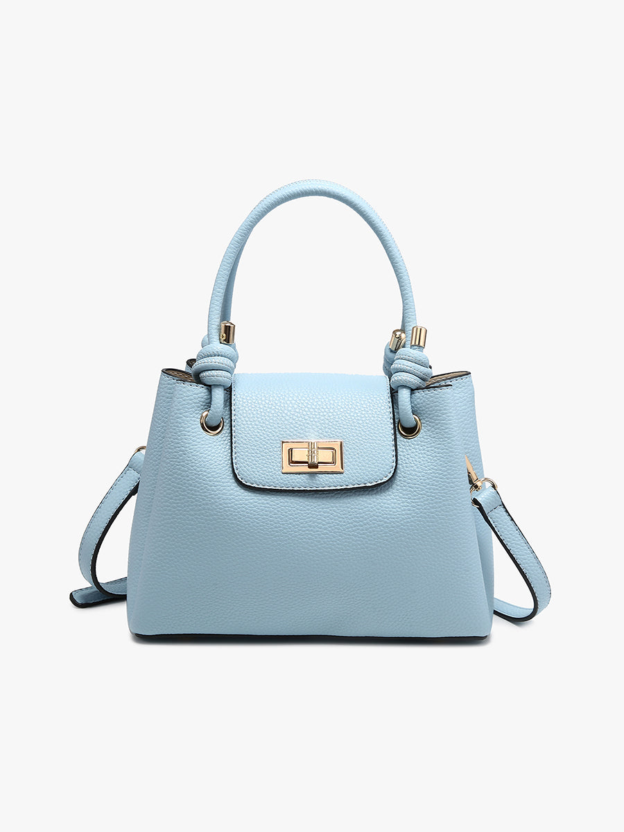 Zoey- Blue Bucket Bag