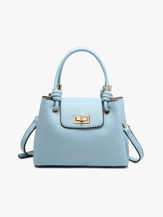 Zoey- Blue Bucket Bag